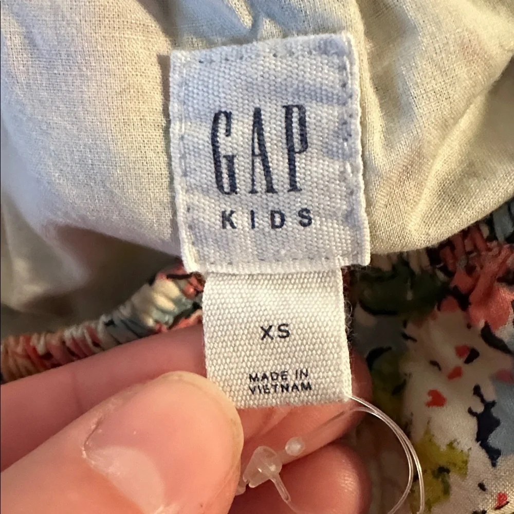 Gap Kids Pink Floral Peasant Top Girls XS